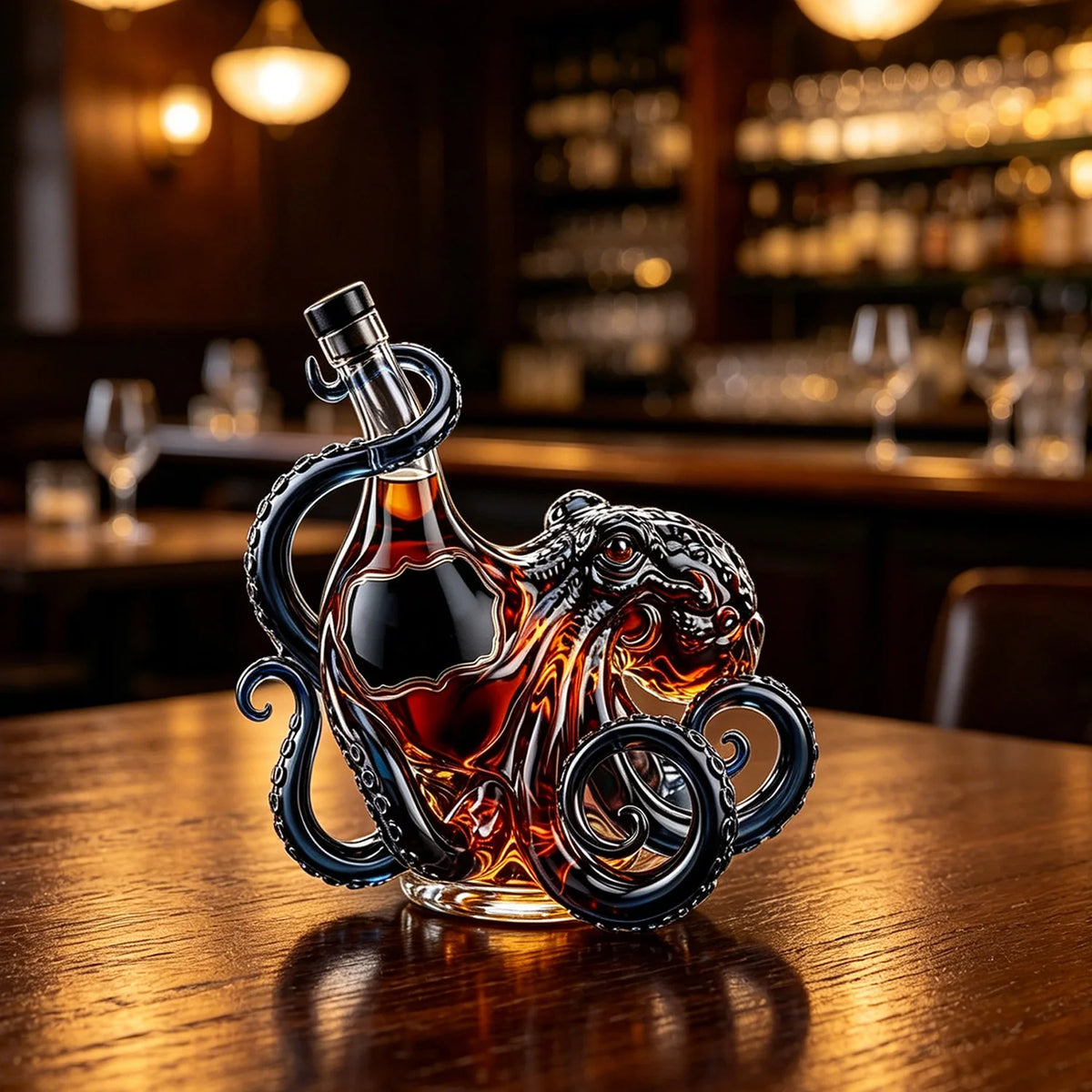 Octopus Glass Decanter, 350ml