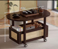 Light Luxury Drinks Trolley with Shelf