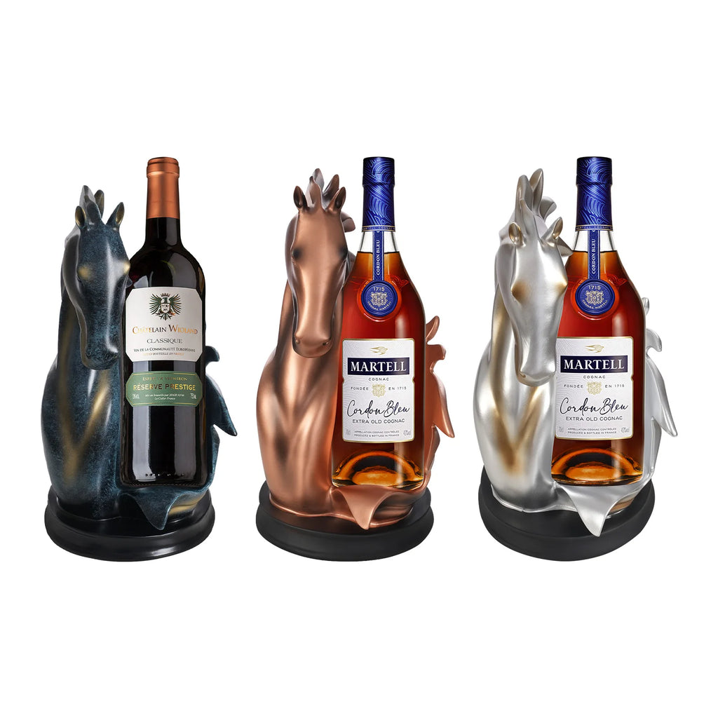 Horse Statue Wine Rack, Bottle Holder