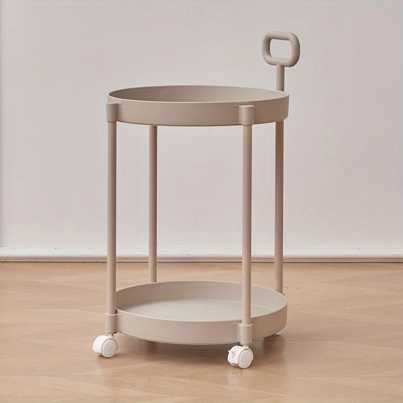 Elegant Two-Tier Drinks Trolley