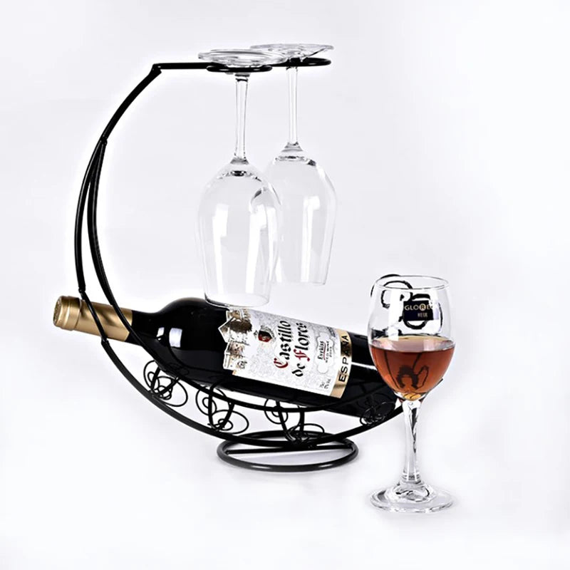 Hanging Wine Glass Holder, Metal Bracket