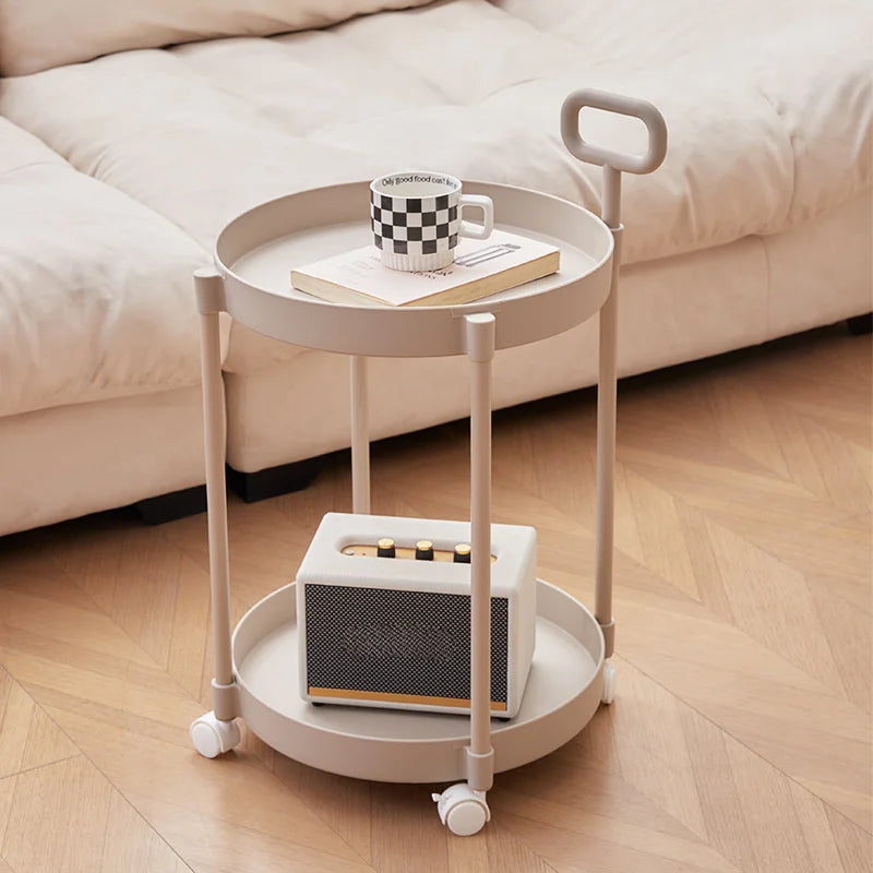 Elegant Two-Tier Drinks Trolley
