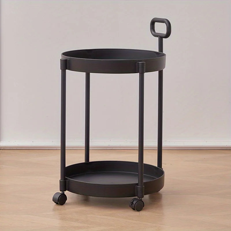 Elegant Two-Tier Drinks Trolley