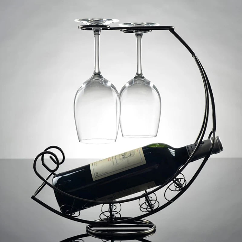 Hanging Wine Glass Holder, Metal Bracket