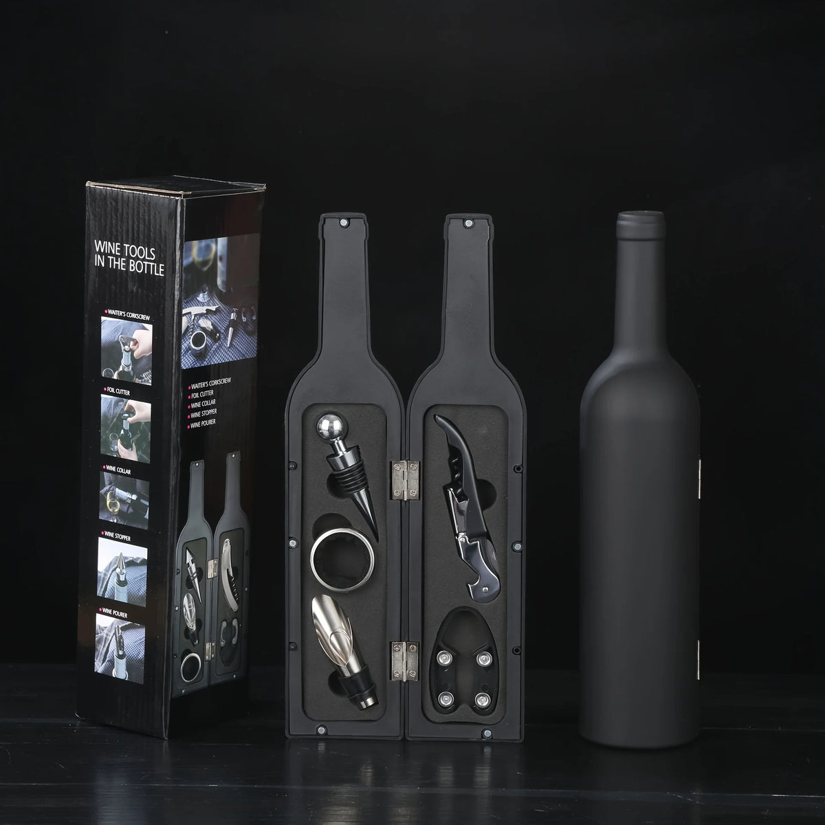 Wine Tool Kit with Corkscrew, 3 or 5 Pieces