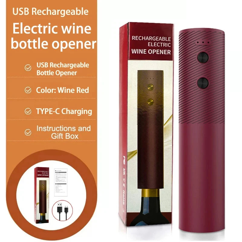Rechargeable Electric Wine Bottle Opener