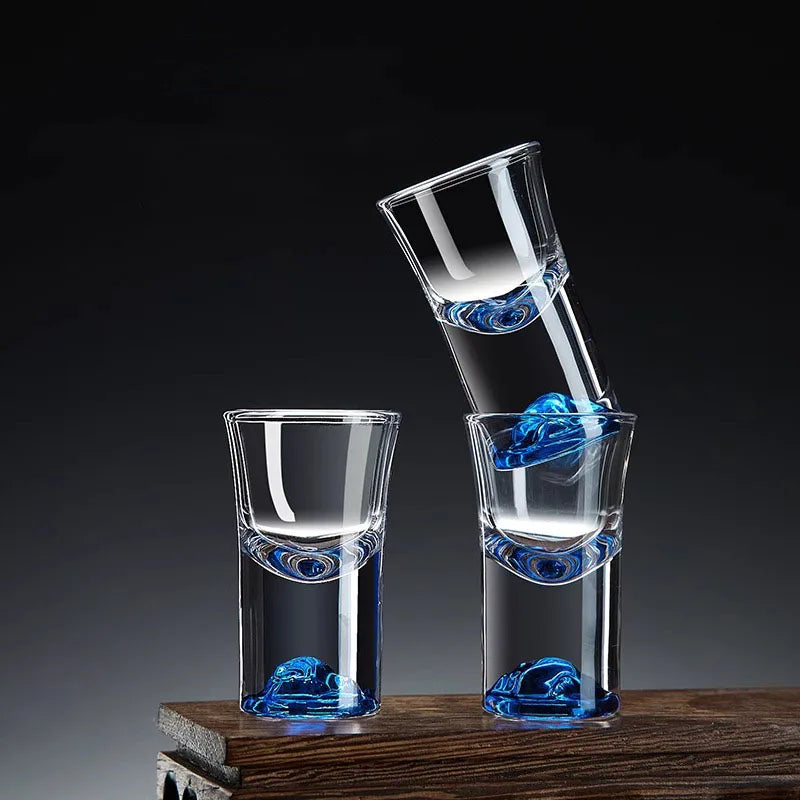 Mountain-Peak Shot Glass Set, 6 Pieces, 15ml