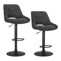 Edinburgh Bar Stools Set of 2, 360° Rotatable, Height Adjustable