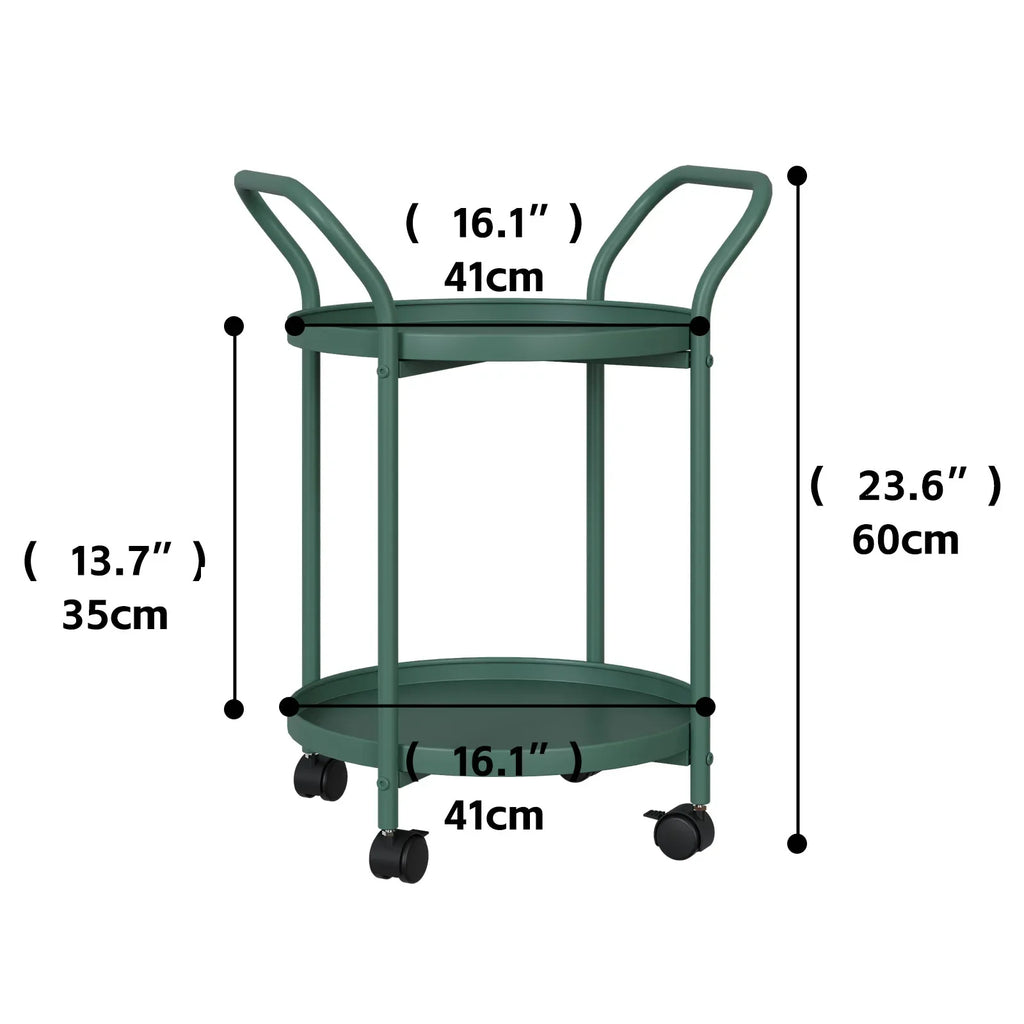 Nordic Mini Drinks Trolley Table