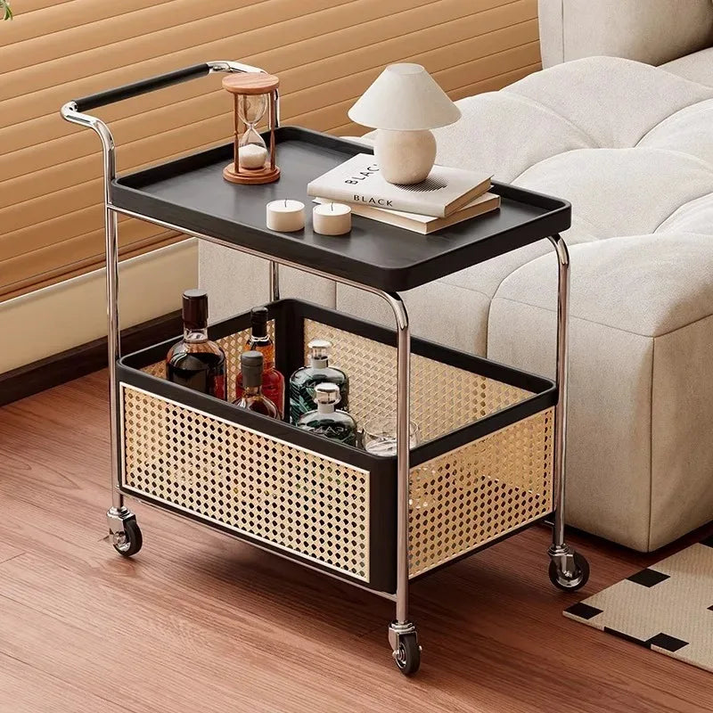 Brown Wood Bar Cart, Luxury Design