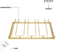 Hanging Stemware Rack, Under Cabinet