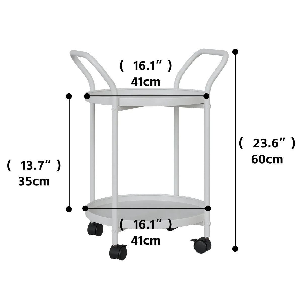Nordic Mini Drinks Trolley Table