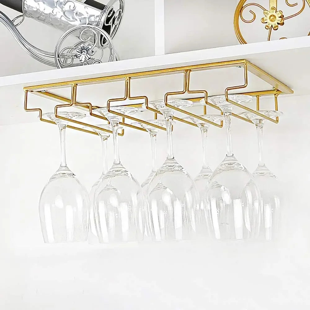 Hanging Stemware Rack, Under Cabinet