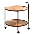 Two-Tier Drinks Trolley, Round or Rectangular