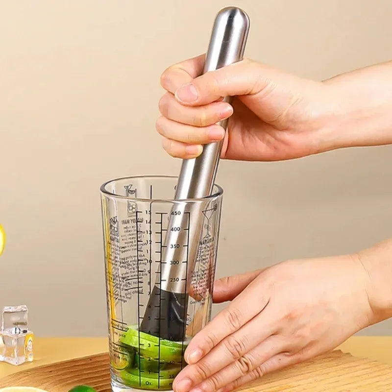 Stainless Steel Muddler and Ice Hammer