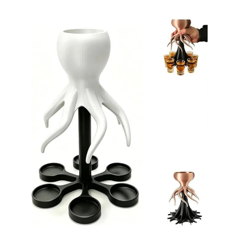 Octopus Shot Dispenser, 6 or 8 Mouths