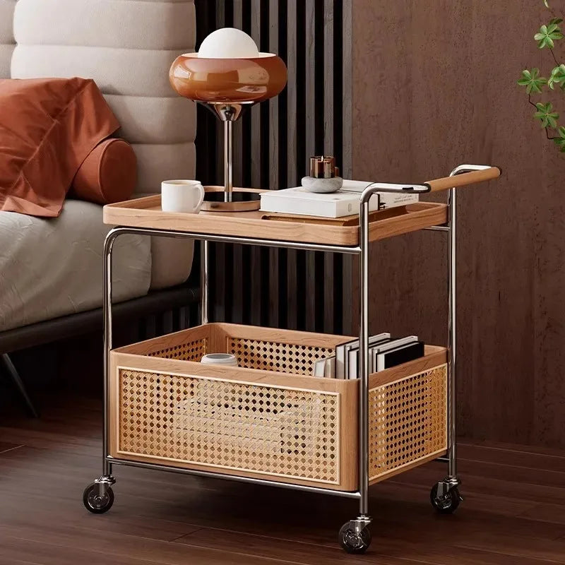 Brown Wood Bar Cart, Luxury Design