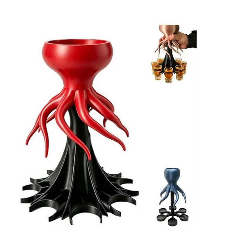 Octopus Shot Dispenser, 6 or 8 Mouths