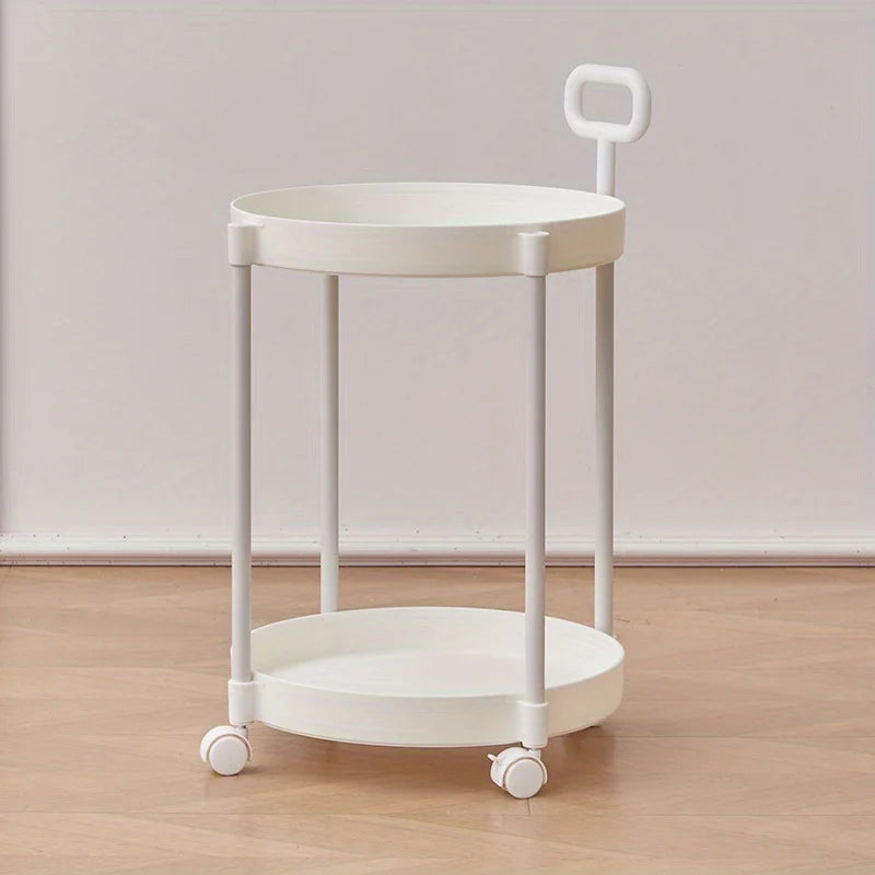 Elegant Two-Tier Drinks Trolley