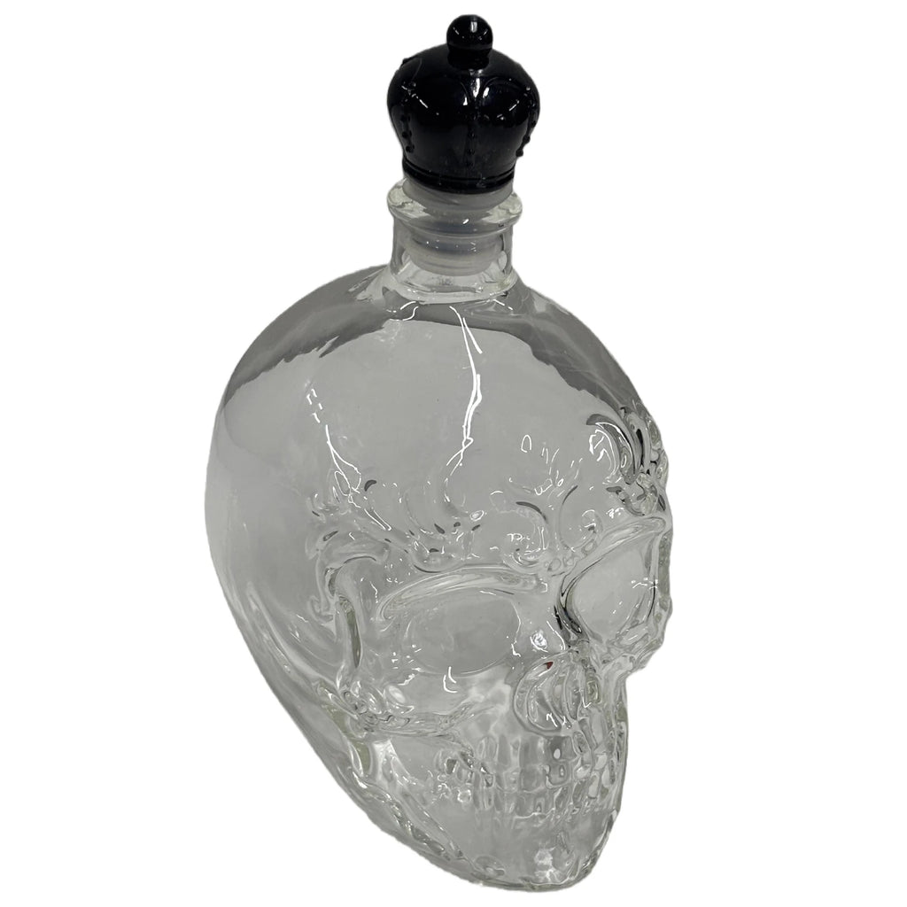 Gothic Skull Whisky Decanter with Crown Stopper