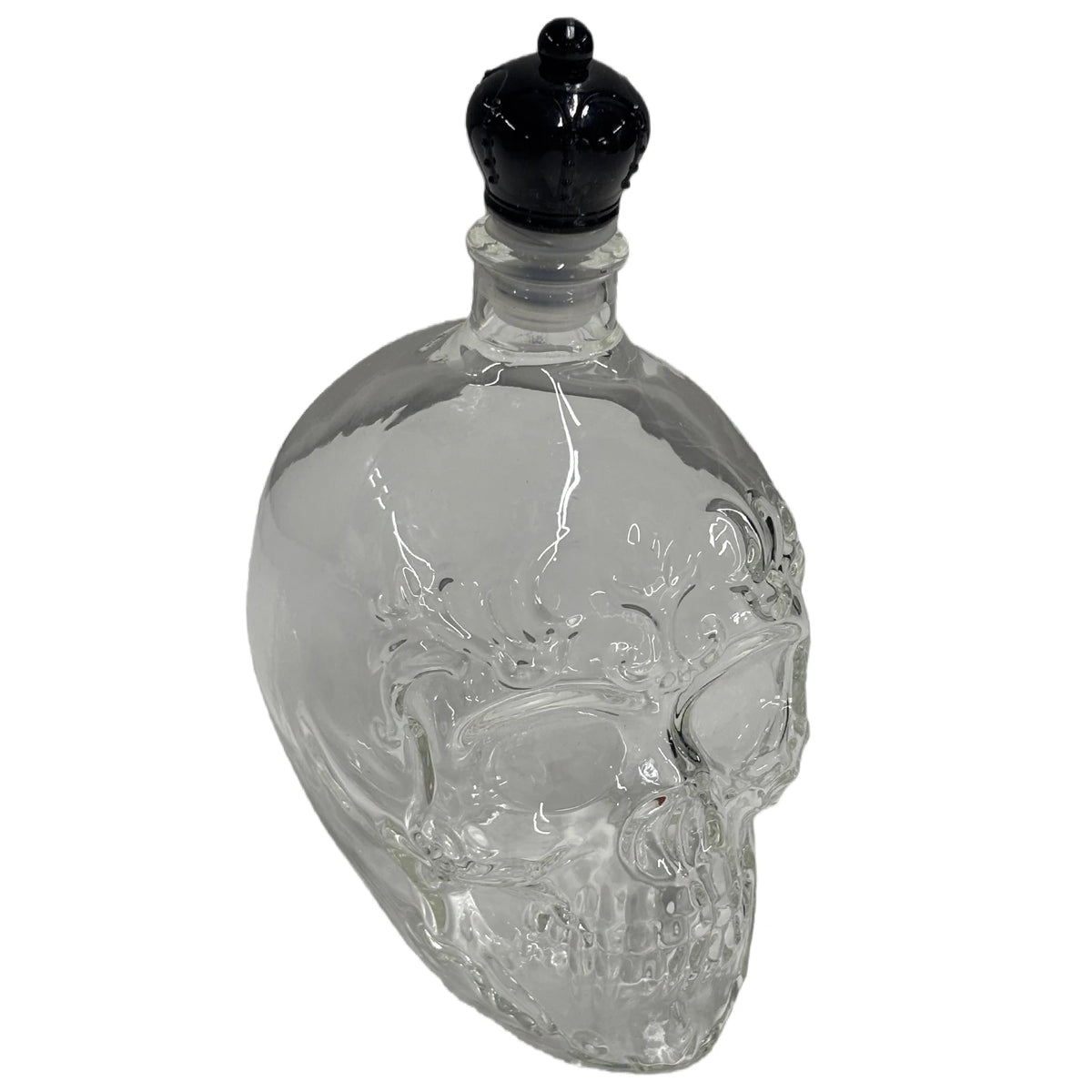 Gothic Skull Whisky Decanter with Crown Stopper