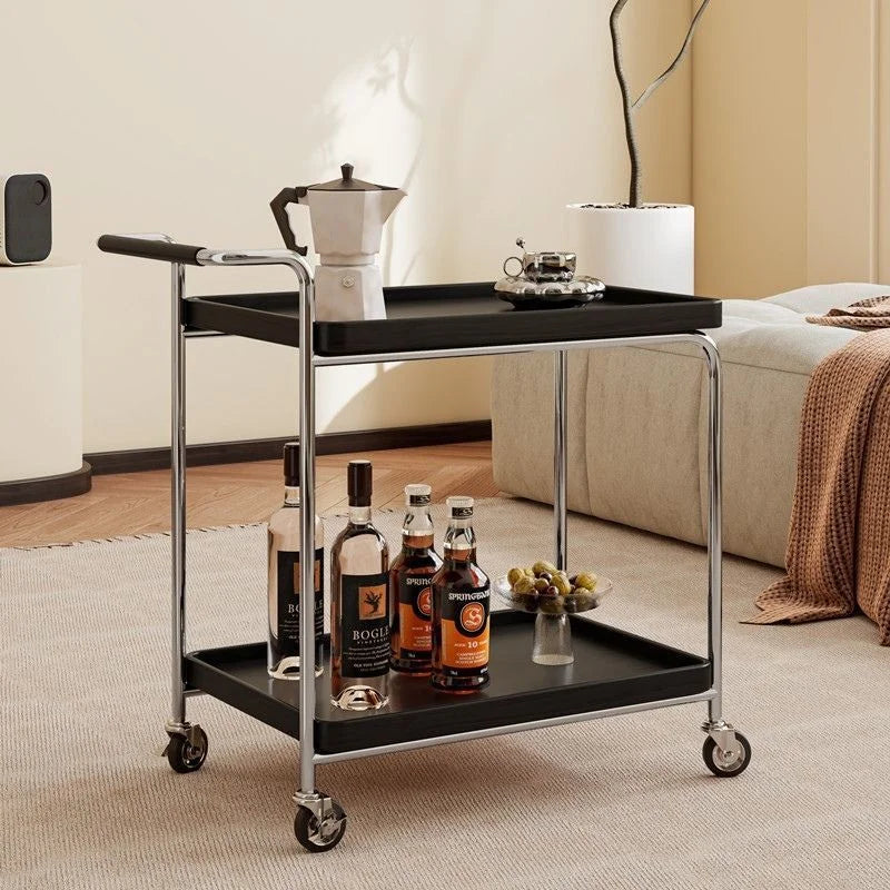 Brown Wood Bar Cart, Luxury Design