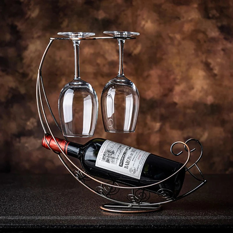 Hanging Wine Glass Holder, Metal Bracket