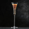 Crystal Champagne Glasses, Cinched Waist, Set of 1 or 2