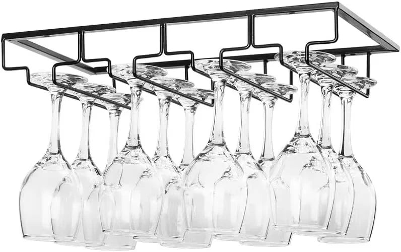 Hanging Stemware Rack, Under Cabinet