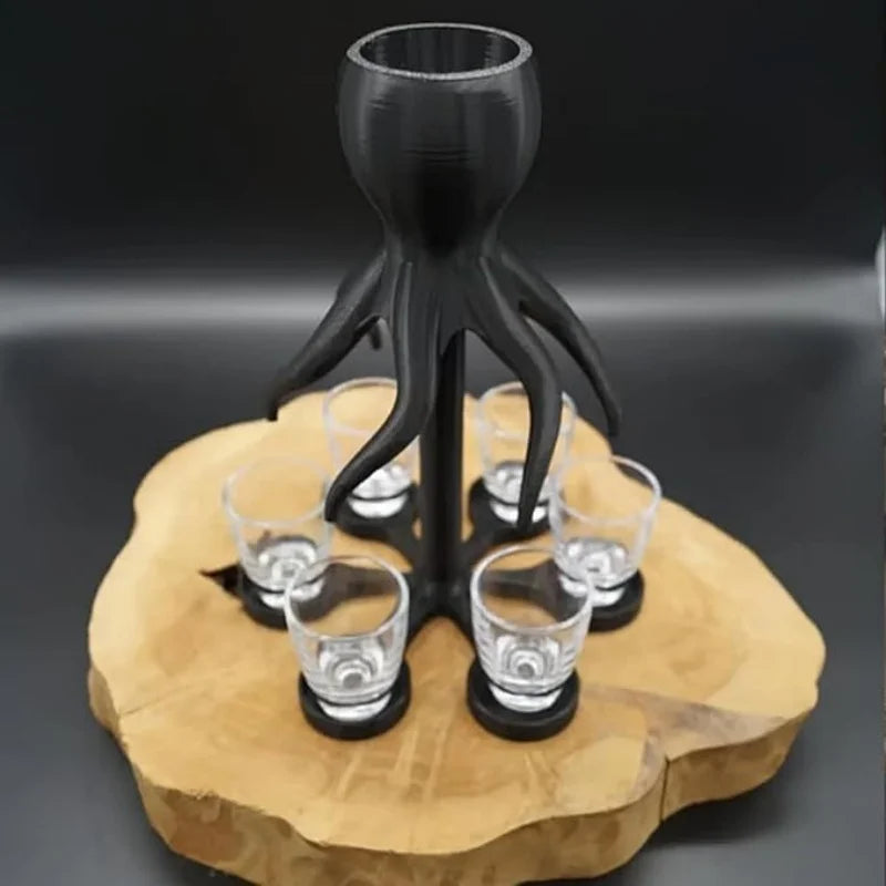 Octopus Shot Dispenser, 6 or 8 Mouths