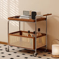 Brown Wood Bar Cart, Luxury Design