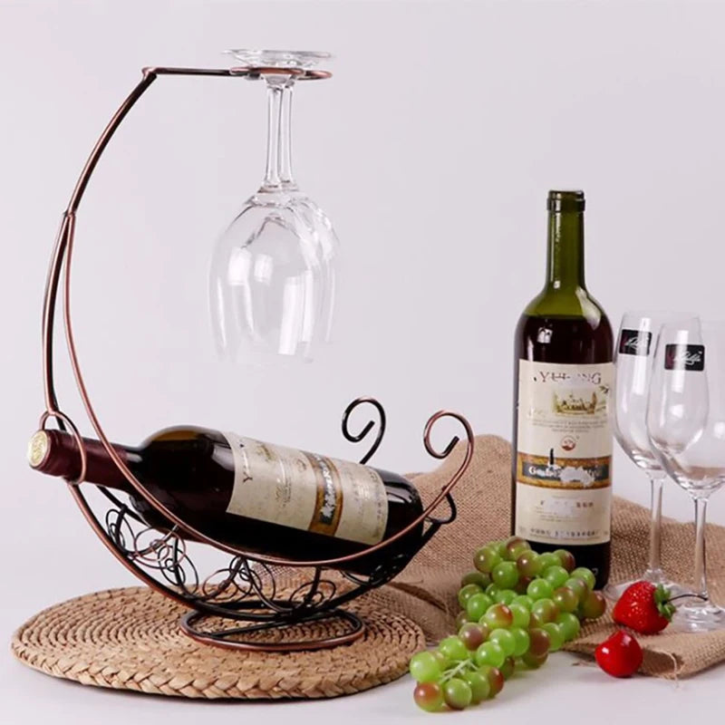 Hanging Wine Glass Holder, Metal Bracket