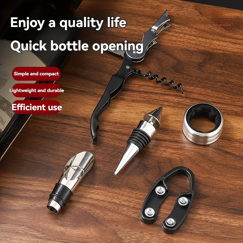 Wine Tool Kit with Corkscrew, 3 or 5 Pieces