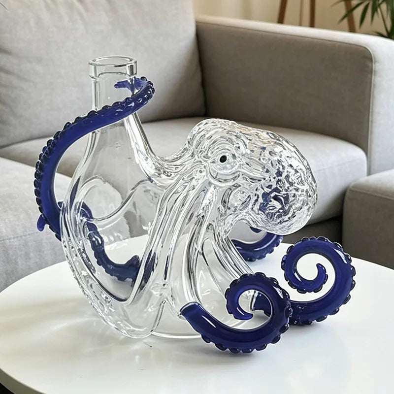 Tentacle Octopus Glass Decanter