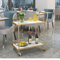 Nordic Gold Tiered Drinks Trolley