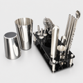 Cocktail Shaker Set, 13-Piece, Stainless Steel