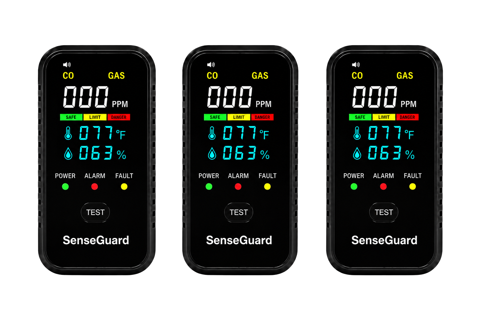 SenseGuard Pro — Real-Time CO & Gas Detection That Alerts You First